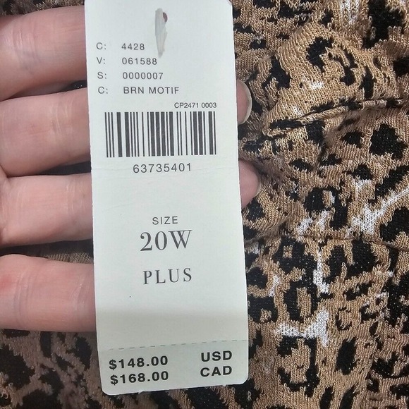 Anthropologie Maeve Knit Cut-Out‎ Mini Dress Size 20W - Picture 14 of 16